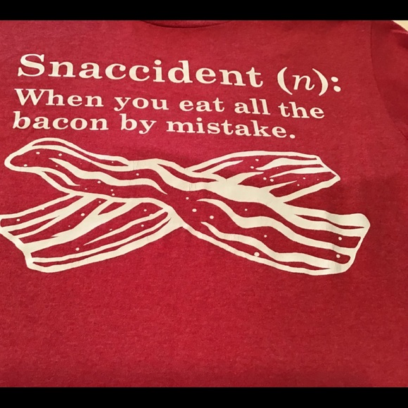 BACON lovers T-shirt size M - Picture 2 of 3